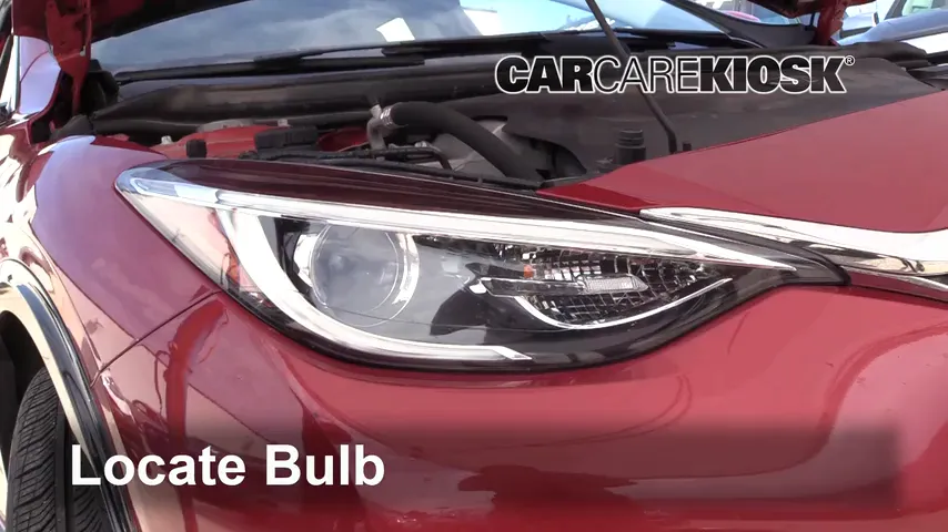 2017 Infiniti QX30 2.0L 4 Cyl. Turbo Lights Daytime Running Light (replace bulb)